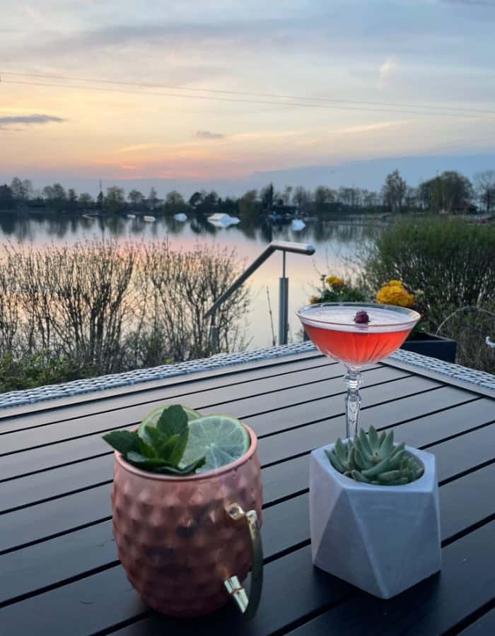 Sonnenuntergang am See